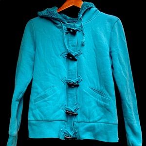 Roxy faux fur toggle hoodie